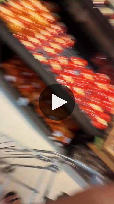 Y’all already know the drill grocery shopping with me… POV from the cart. https://t.co/tUiu9I1neZ