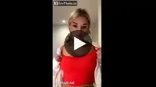 Breckie Hill - boobs play
