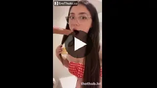 lilith cavaliere dildo blowjob ppv